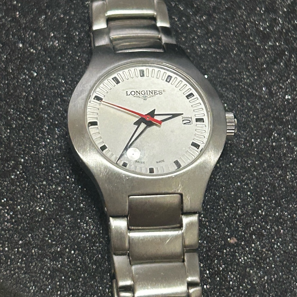 Longines L3.617.4 Mens Watch Quartz 36mm Swiss Made Original Bracelet Analog..